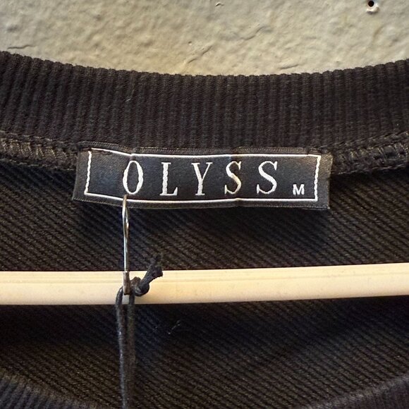 Olyss New York Manhattan Black Long Sleeve Dress With Studded Details M - Picture 2 of 11